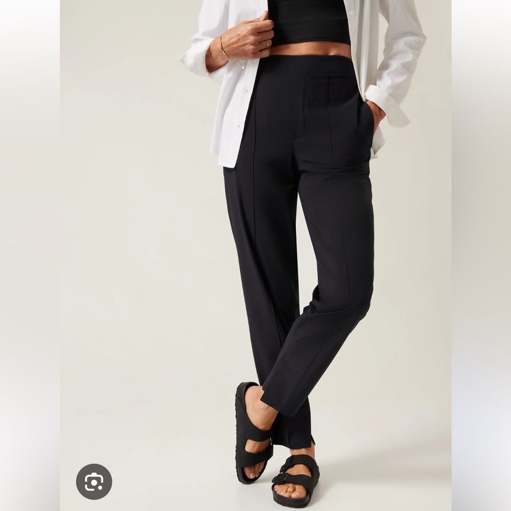 Athleta Black Cropped Ankle Pants